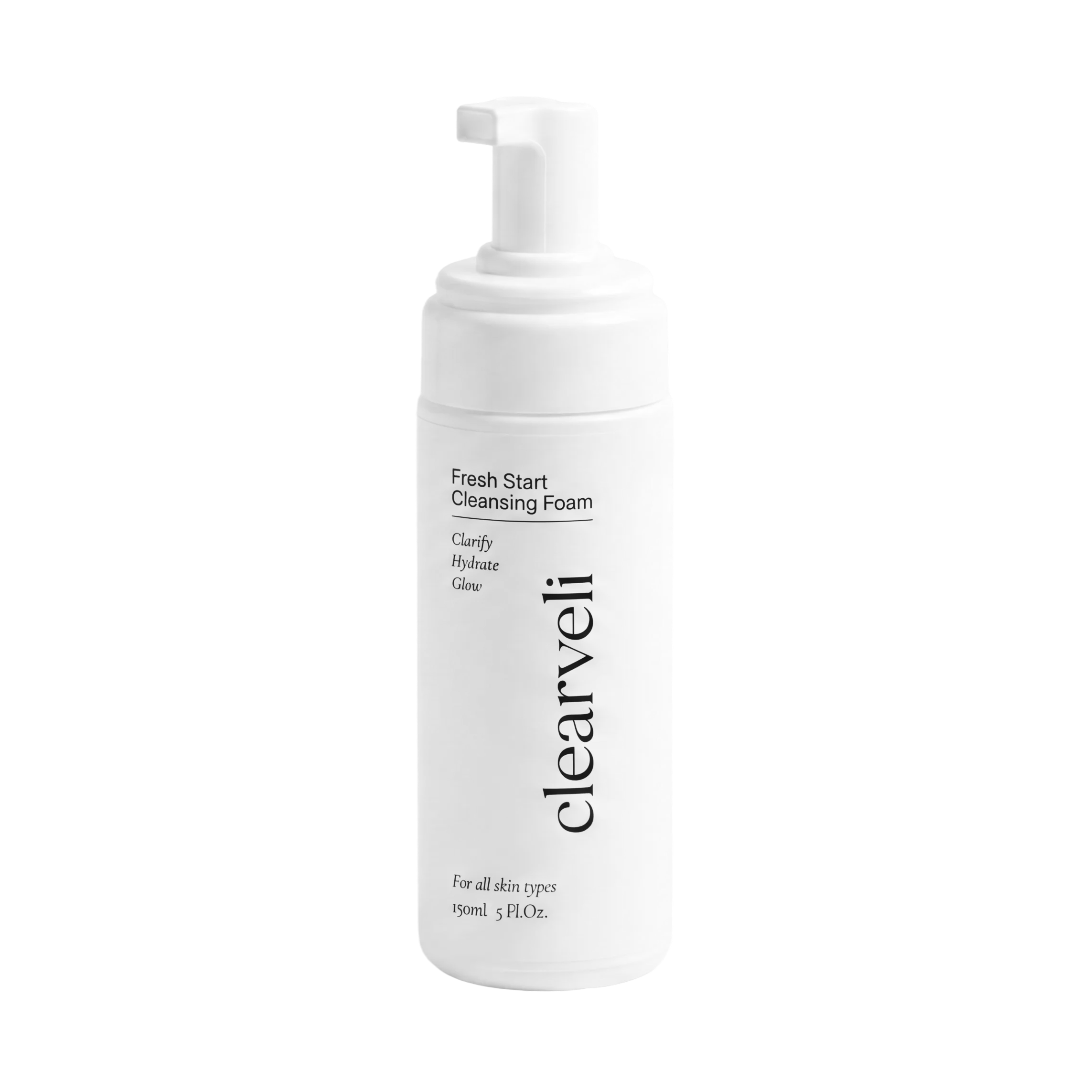 Clearveli Fresh Start Cleansing Foam bottle