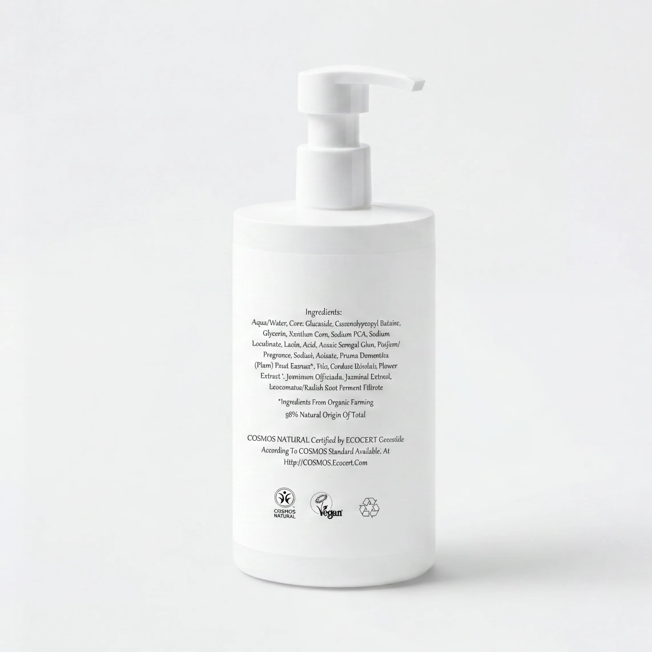 Clearveli Everyday Face Wash bottle, back label view