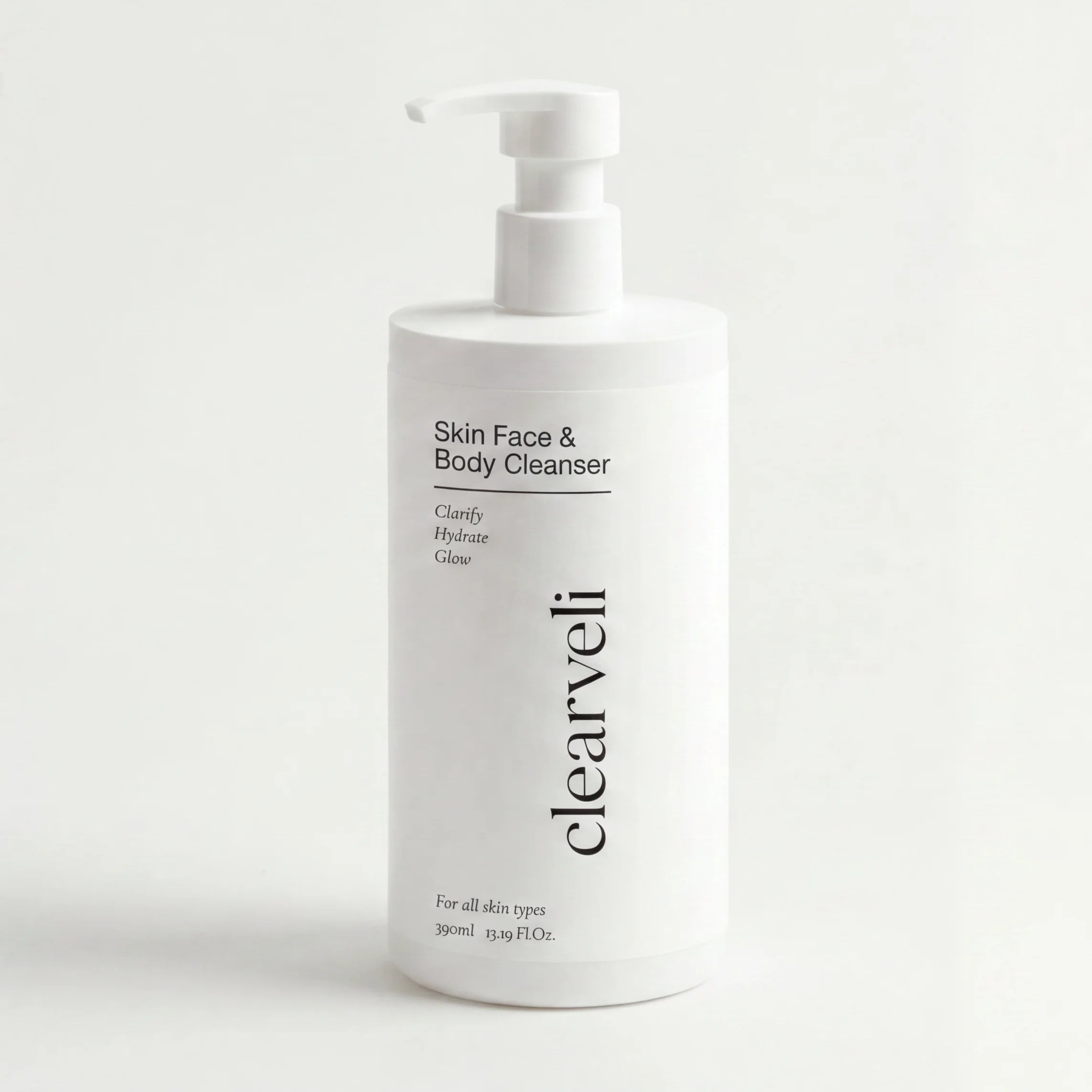 Clearveli Everyday Face Wash bottle, front view