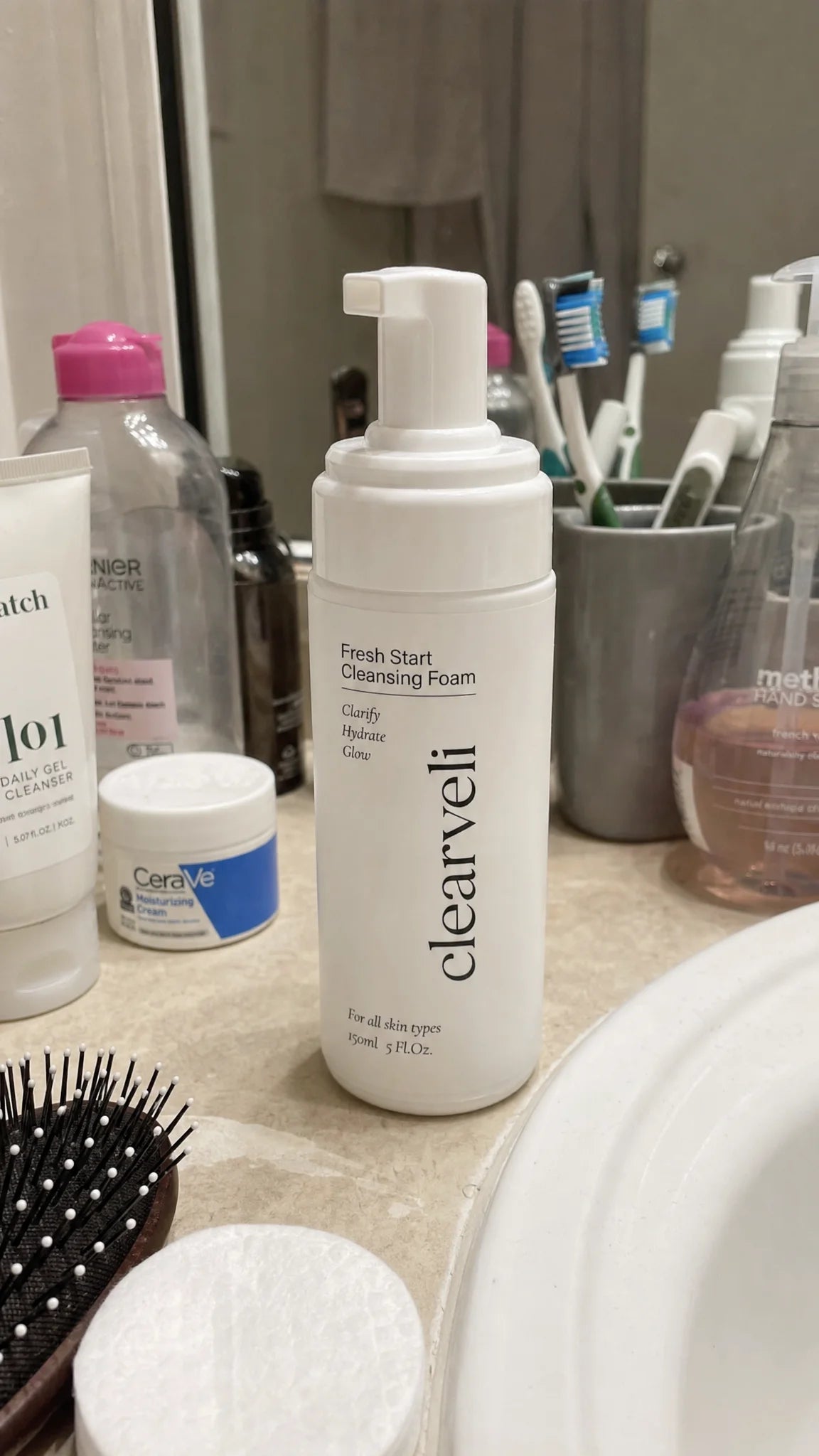 Customer photo of Clearveli Fresh Start Cleansing Foam