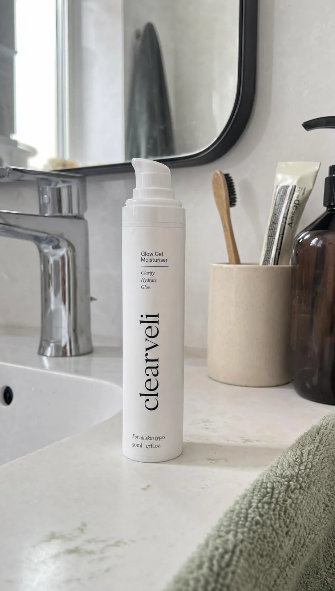 Customer photo of Clearveli Glow Gel Moisturiser